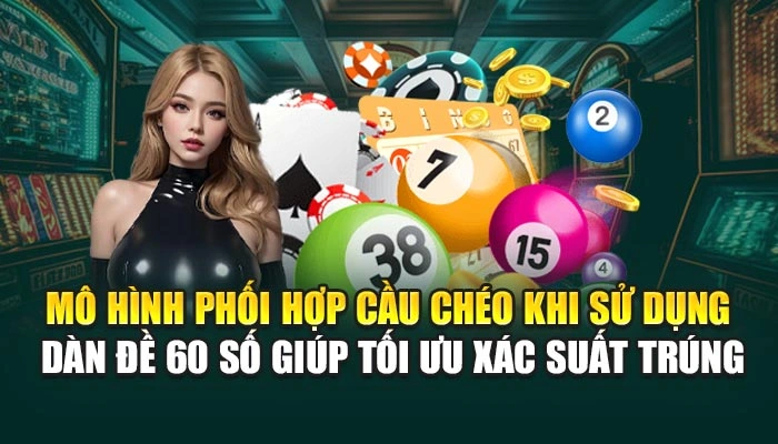 Mô hình phối hợp cầu chéo khi sử dụng dàn đề 60 số giúp tối ưu xác suất trúng